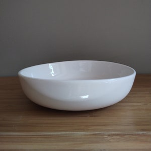 China Contemporary Bowl. Ceramic Bowl. Simple Bowl. White Bowl. Minimalist Bowl. Fine Bone China Bowl. Anniversary or Wedding Gift.