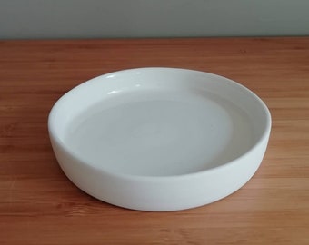 White Dish. Small Dish. White Coaster. Wine Coaster. China Plate. Small Plate. Ring Dish. Mini Plate. Trinket Dish. Stacking Plate.