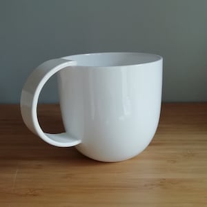Minimalist Mug. Stylish Mug. China Mug. Contemporary Mug. Simple Mug. White Mug. Fine Bone China Mug. Luxury Mug