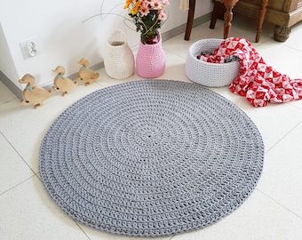 Many colors Baby nursery round crochet rug, rond tapis enfant alfombra trapillo hippie shabby teppich rund floor houseware