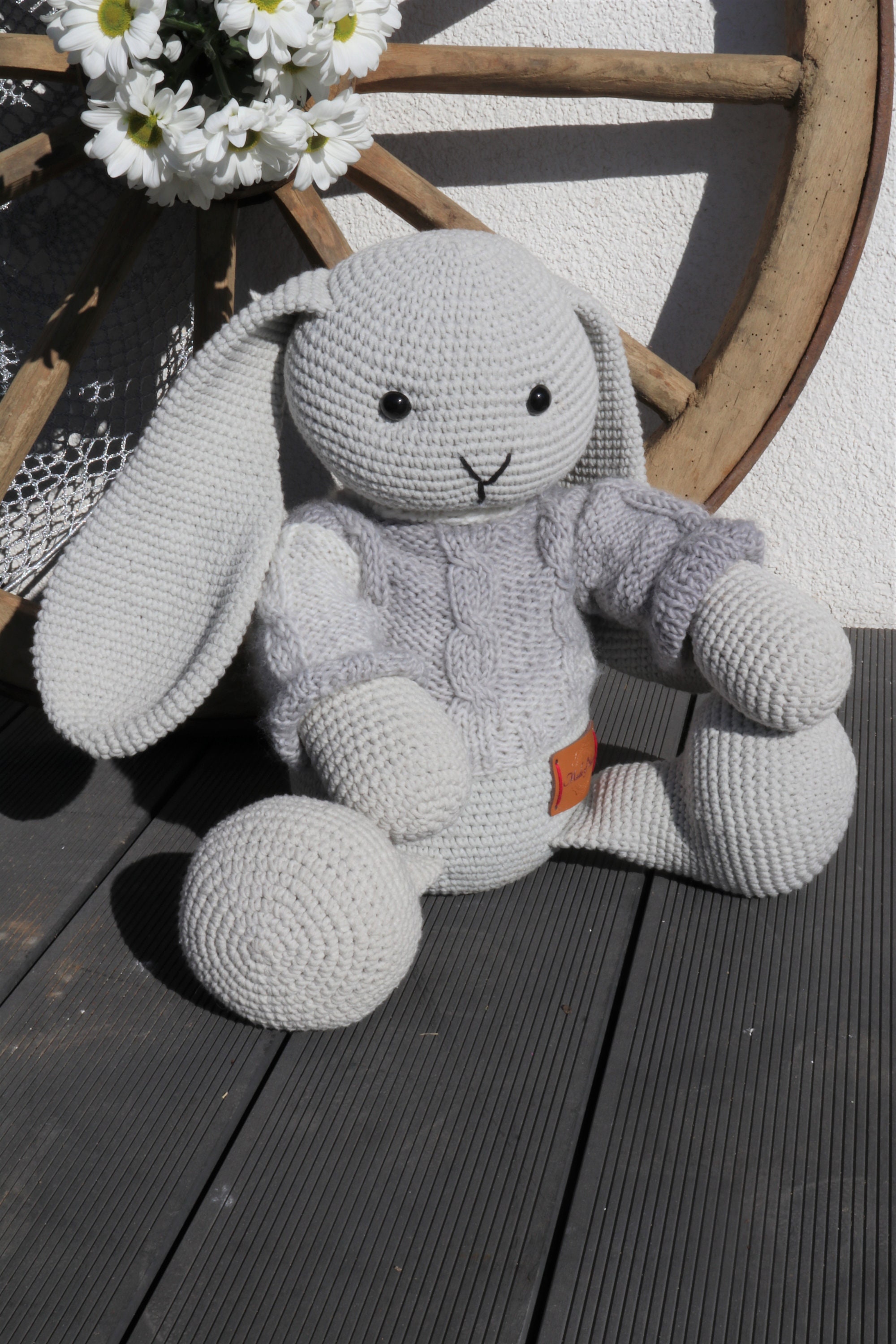 big bunny stuffed animal