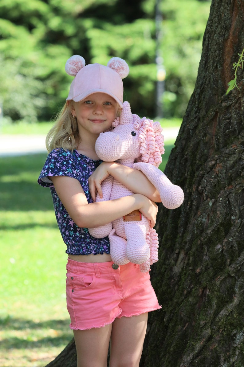 Children's Day gift for Girl Pink Unicorn Plush, Unicorn Amigurumi, Stuffed Toy, Unicorn Plushie, Unicorn Stuffed Toy, Unicorn Soft Toy image 4