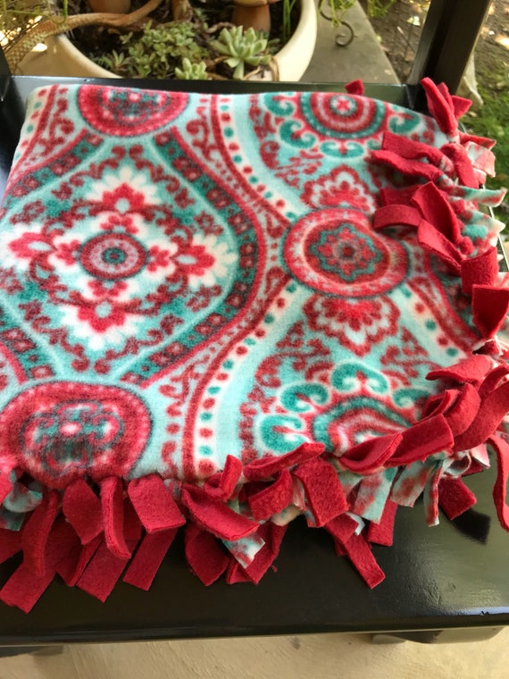 No Sew Fleece Tied Blanket Baby Blanket Pet Blankets Etsy