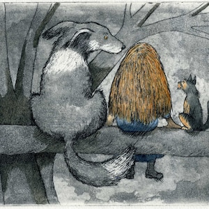 original limited edition etching &#39;Apres Vous&#39;