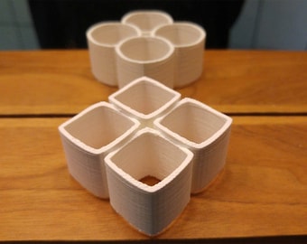 Ambiguous Cylinder Optical Illusion 3D Printed Model