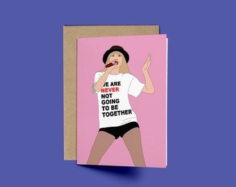 Anniversary Valentines Card Taylor Swift Eras Tour | Swiftie Card for her, Funny birthday card, taylor swift fan merchandise