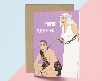 Carole Baskins, You're Purrrrrrrfect | Funny Birthday, Anniversary, Valentine's Day Card