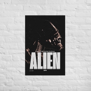 Alien Xenomorph Sci Fi Poster
