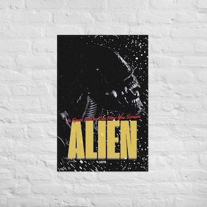 Alien Poster, Xenomorph Sci Fi movie