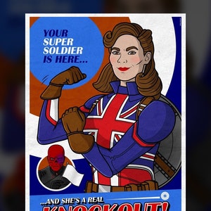 Capitano Carter / Peggy Carter - Poster A4