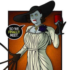 Resident Evil: Village - Lady Dimitrescu - A5 Print