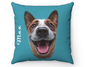 custom pillow with dog face