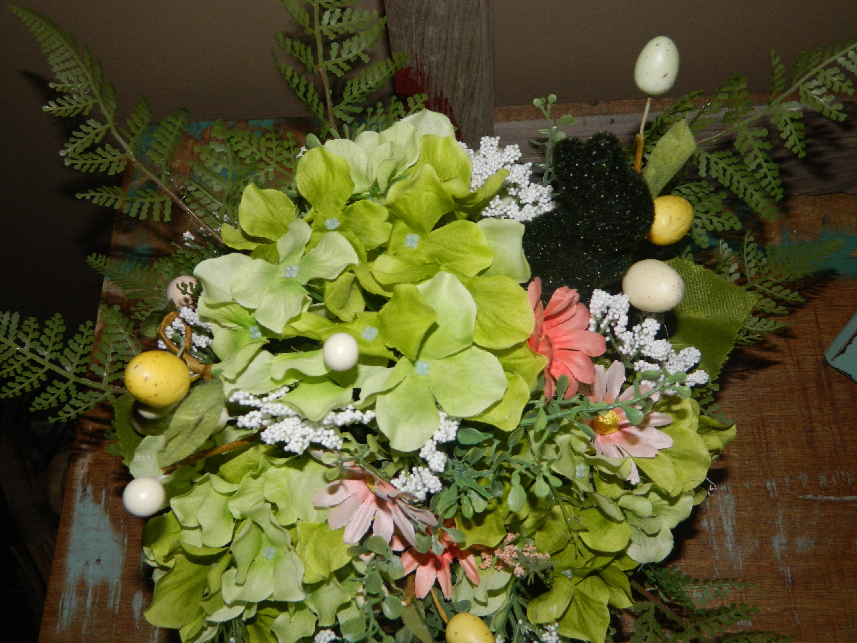 Easter Spring Centerpieceeaster Tabletop Decorfarmhouse Etsy