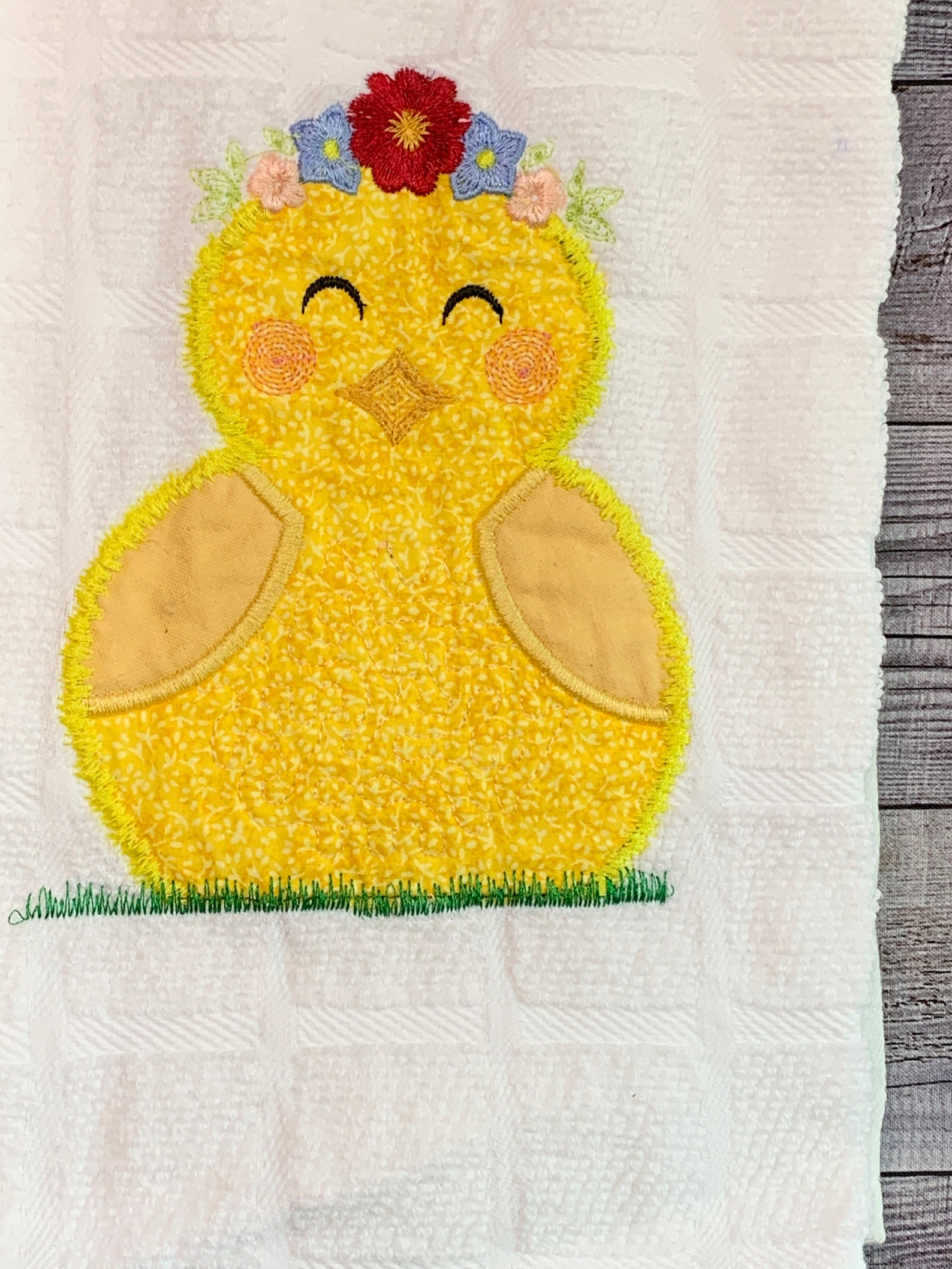Easter Duck Kitchen Towel Etsy