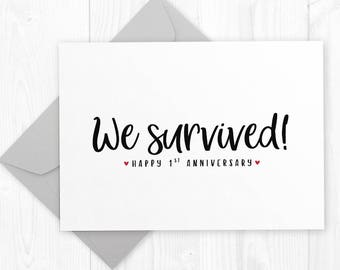 wedding anniversary printable card for husband i still do etsy