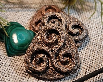 Triquetra incense holder, Celtic incense holder, Celtic gift incense holder, yule gift incense holder, Triskelion incense holder