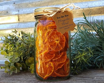 Dried Mandarin orange 40 dried orange slices, dried citrus gift, entertaining gift, housewarming gift