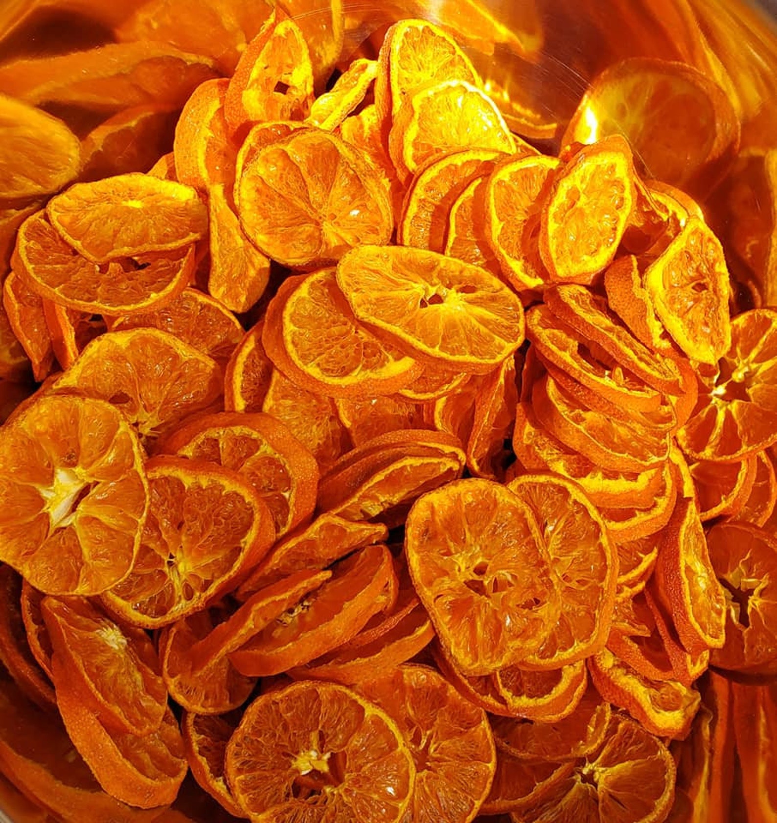 20 Tangerine Slices Dried Tangerine Dehydrated Tangerine Bag Etsy