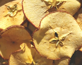 Dehydrated apple 20 Slices, Apple Slices Dried apple dried fruit Holiday DIY wreath