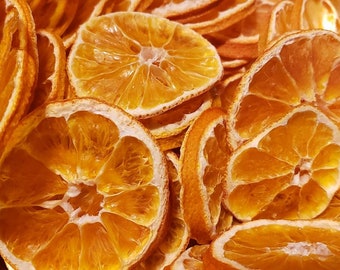 Mandarine déshydratée 1/2 LIVRE Sac Tranches d'orange Oranges séchées Tranches d'orange en vrac