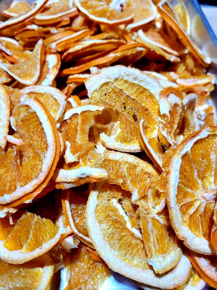 CLEARANCE Aged broken dried orange pieces, DIY potpourri pieces