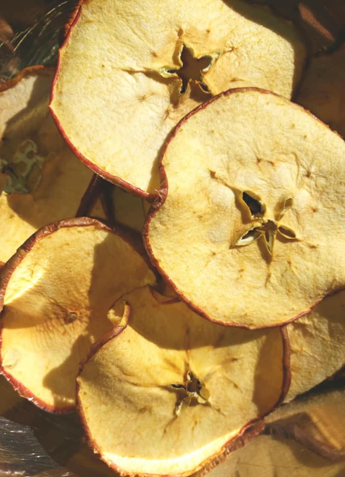 Dehydrated apple 40 Slices Apple Slices Dried apples tea Etsy