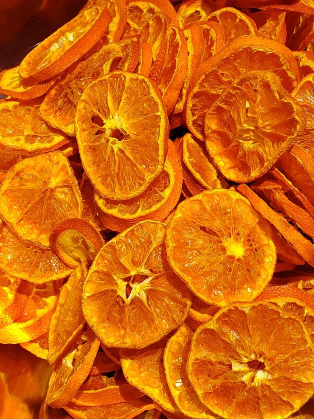 12 Slices Dried Tangerine Dehydrated Tangerine Tea Dried Etsy