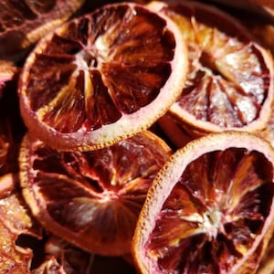 Dehydrated blood orange 20 perfect Slices in a Bag imported Blood Orange Slices Dried blood oranges, blood orange tea cocktail garnish