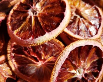 Dehydrated blood orange 20 perfect Slices in a Bag imported Blood Orange Slices Dried blood oranges, blood orange tea cocktail garnish
