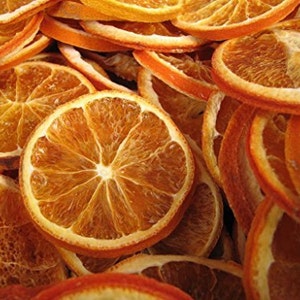 60 perfect Orange Slices food grade Dried oranges dehydrated orange Slices dried fruit Holiday DIY mixology cocktail garnish mulling spice