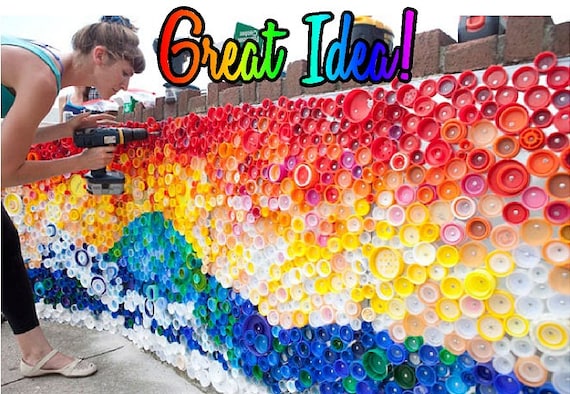Plastic bottle 2024 lids recycling