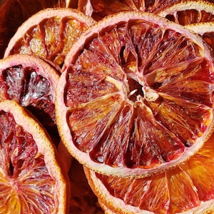 Dehydrated Blood orange 1 POUND Bag Orange Slices Dried oranges wholesale dry fruit, mixology cocktail garnish Bulk orange slices