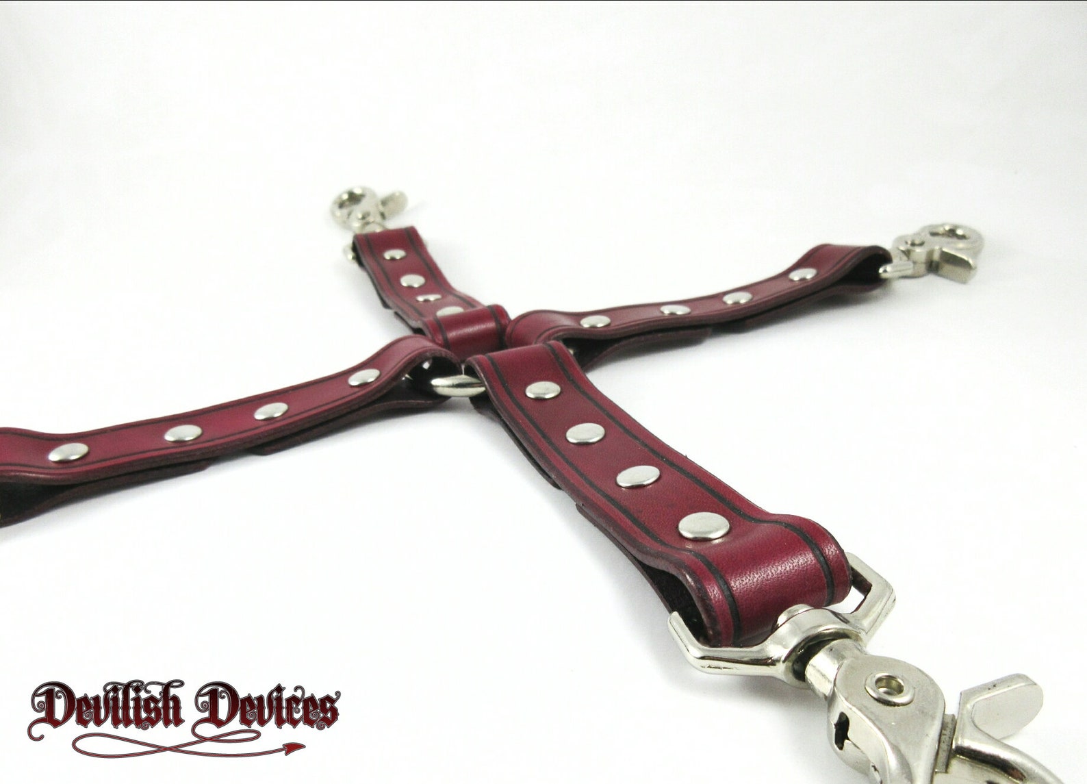 Nexis - Premium Leather Adjustable Y Hogtie - Multiple Colors main image 1