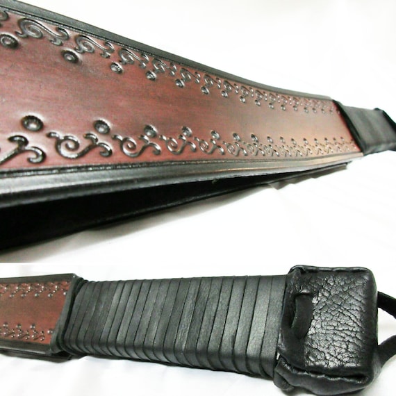 Leather belt spank Leather belt spank