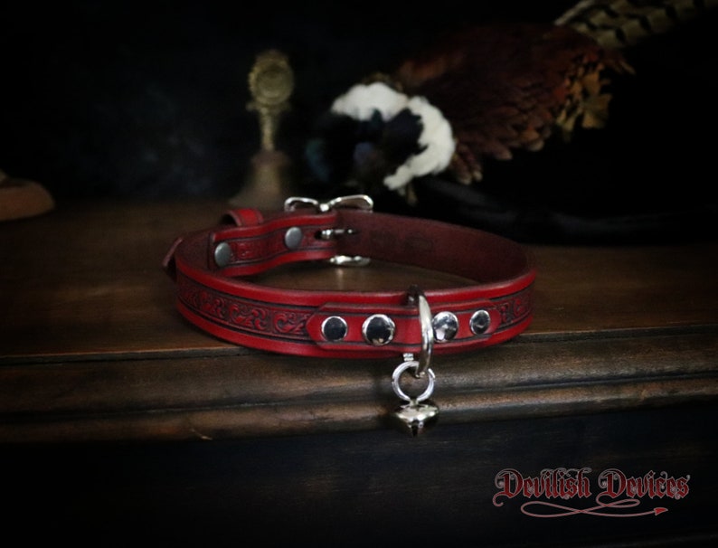 BDSM Kitten Bell Collar, Day Collar Discreet, Pet Play, DDLG Bell Choker, Submissive, Bondage, Sub Collar, Slave, BDSM Leather, Mature, Kink 