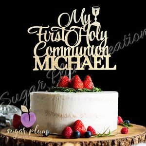 Gateau De Communion Gateau De Bonbons De Communion A 4 Etsy