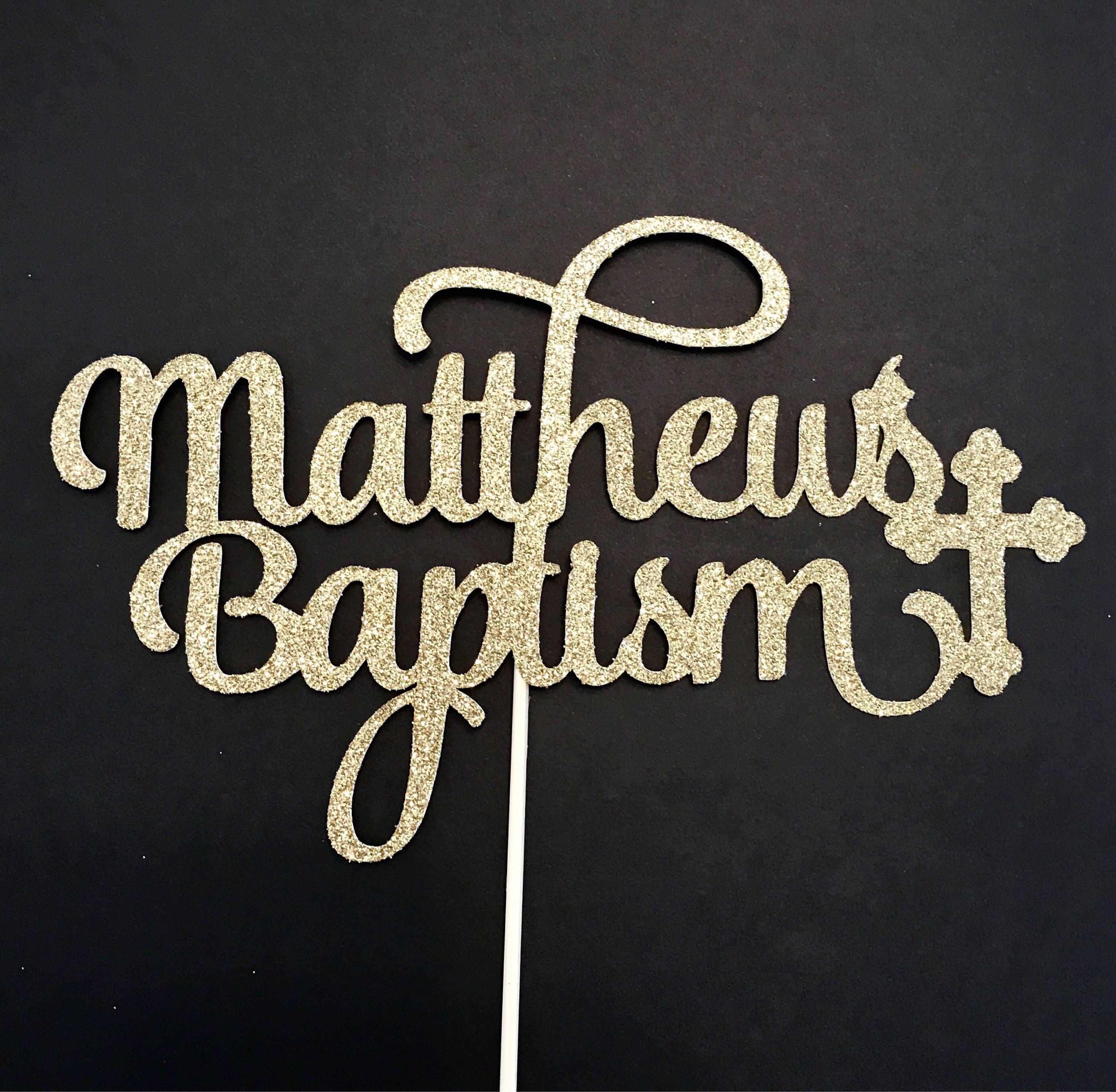 Personalized Baptism Cake Topper Baptism Cake Topper Etsy Australia