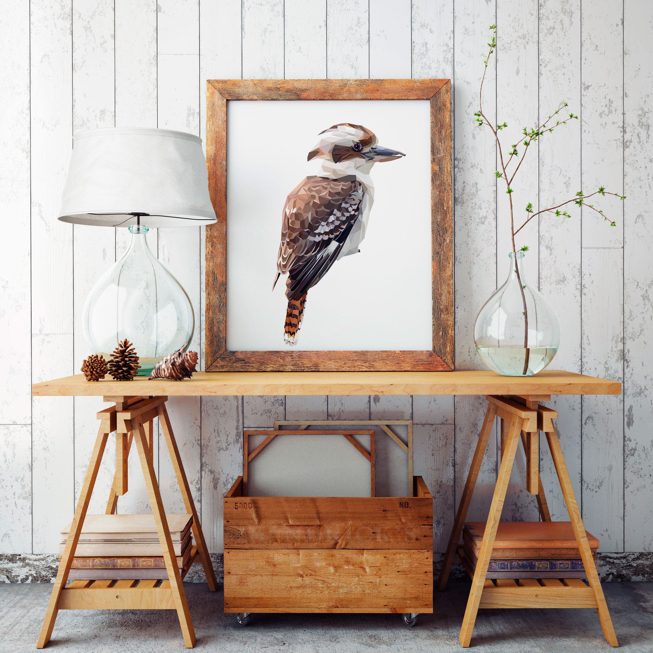 Kookaburra Art Print Kookaburra Print Kookaburra Wall Art Etsy
