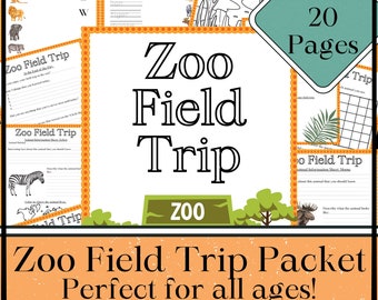 Zoo Field Trip Planner | Scavenger Hunt | Teacher Resource | Zoology | Homeschooling | Science Research | Unschooling | Animal Worksheet