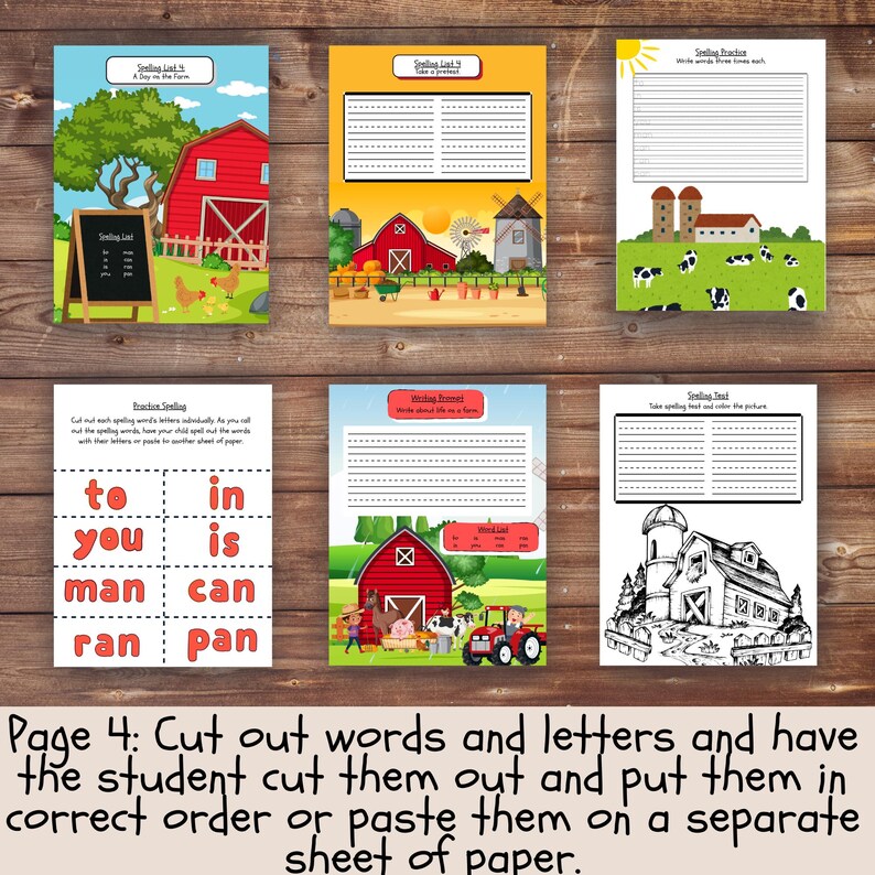 First Grade Spelling Worksheets Homeschool Charlotte Mason ...