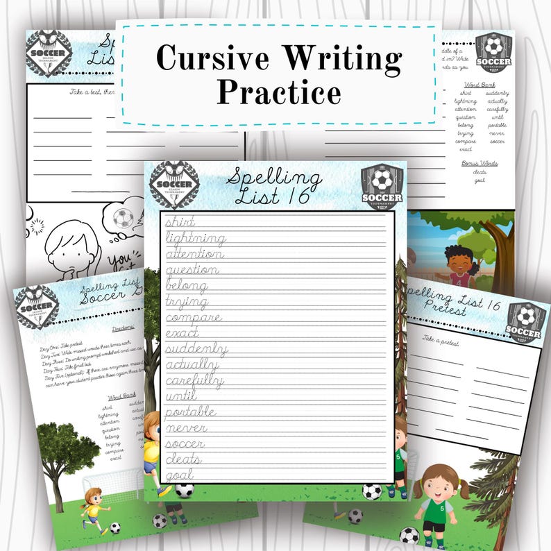 Third Grade Homeschool Spelling Printable Worksheets for Kids Busy Book Homeschooling Quiet Book Charlotte Mason Creative Writing Prompts image 6