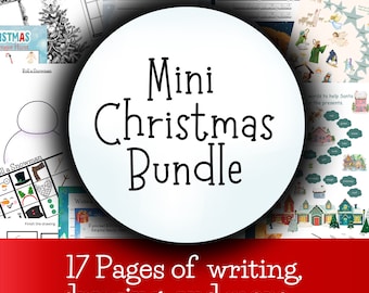 Christmas Printables, Scavenger Hunt, Busy Book, Learning Binder, Handwriting Practice, Creative Writing Prompts, Cursive Practice
