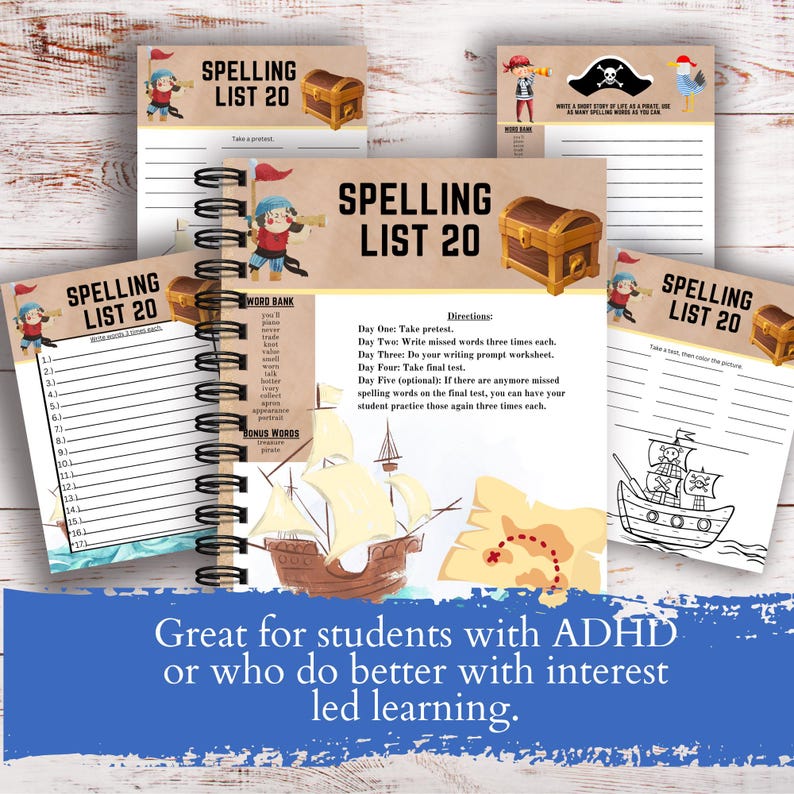 Third Grade Spelling Worksheets for Kids Homeschooling Quiet Book