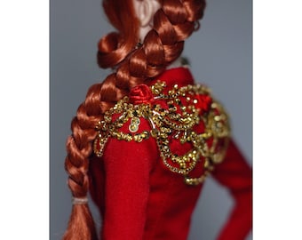 Red Dress for Fashion Royalty Doll (fr2,fr6.0,fr2013,nuface3.0)