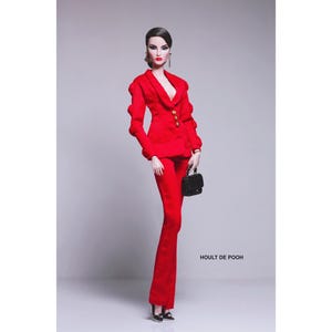 Red Suit for Fashion Royalty Doll