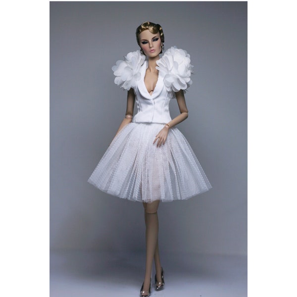 Chemise + jupe pour poupée Fashion Royalty (fr2, fr2013, 6,0fr, Nuface3,0)