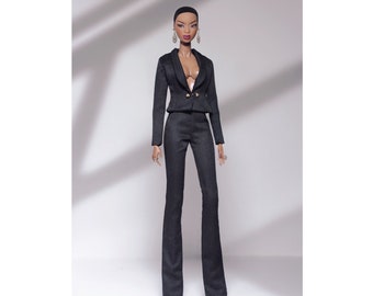 Black Suit for Fashion Royalty Doll  (fr6.0, nuface3.0)