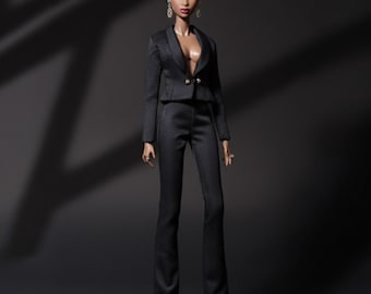 Black Suit for Fashion Royalty Doll  (fr6.0, nuface3.0)
