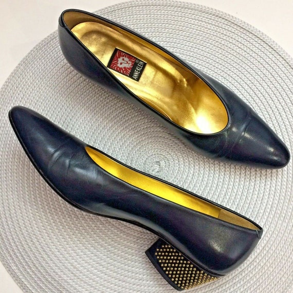 anne klein gold shoes