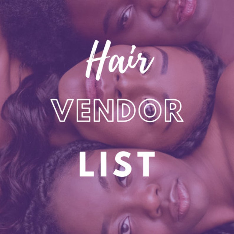 Wholesale Hair Vendor List 50 List Of High Quality Hair Etsy